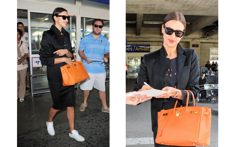 Irina Shayk hogyan utazzunk kényelmesen